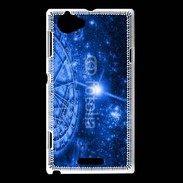 Coque Sony Xperia L Astrologie bleue