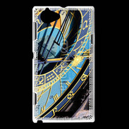Coque Sony Xperia L Horloge médiévale