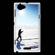 Coque Sony Xperia L Ski de fond