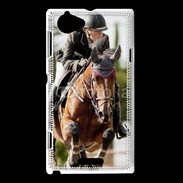 Coque Sony Xperia L Jumping Equitation