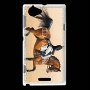 Coque Sony Xperia L Dressage Equitation 3