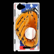 Coque Sony Xperia L Gants de Baseball