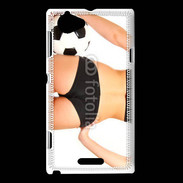 Coque Sony Xperia L Football féminin