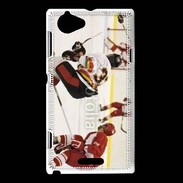 Coque Sony Xperia L Joueur de Hockey sur glace