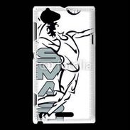 Coque Sony Xperia L Smash volley ball