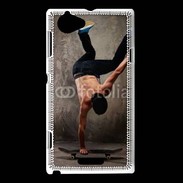 Coque Sony Xperia L Skate équilibre