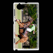 Coque Sony Xperia L Joueur de polo