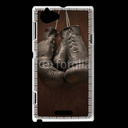 Coque Sony Xperia L Vieux gant de boxe 2