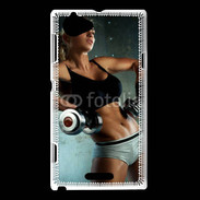 Coque Sony Xperia L Musculation féminine
