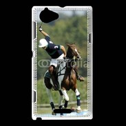 Coque Sony Xperia L Joueur de Polo 2