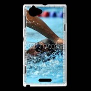 Coque Sony Xperia L Nageur compétition