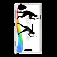 Coque Sony Xperia L Squash homme et femme