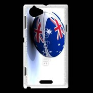 Coque Sony Xperia L Ballon de rugby 6