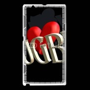Coque Sony Xperia L J'aime le rugby 2