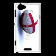 Coque Sony Xperia L Ballon de rugby Angleterre