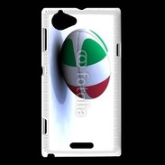 Coque Sony Xperia L Ballon de rugby Italie