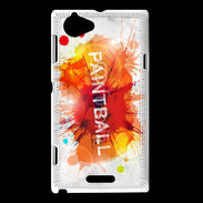 Coque Sony Xperia L Paintball 1