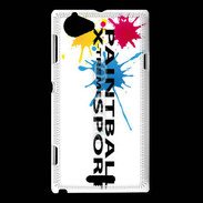 Coque Sony Xperia L Paintball Extrème Sport