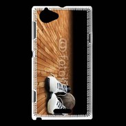 Coque Sony Xperia L Chaussures et ballon de basketball