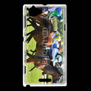 Coque Sony Xperia L Course de chevaux 5