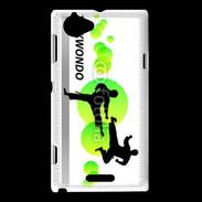 Coque Sony Xperia L Illustration Taekwondo 1