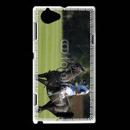 Coque Sony Xperia L Joueur de polo 3