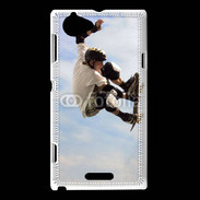 Coque Sony Xperia L Saut de skateboard 10