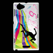 Coque Sony Xperia L Plaisir de courir