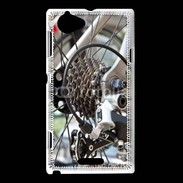 Coque Sony Xperia L Cyclisme roue arrière