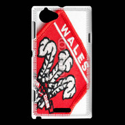 Coque Sony Xperia L Logo rugby Pays de Galles