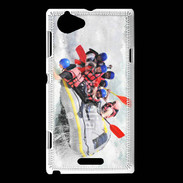 Coque Sony Xperia L Rafting en rivière très agitée 