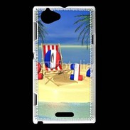 Coque Sony Xperia L Coupe du monde France 2014