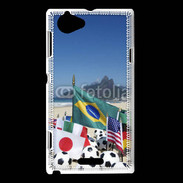 Coque Sony Xperia L Coupe du monde Brésil 9