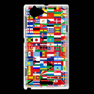 Coque Sony Xperia L Drapeaux équipes du monde