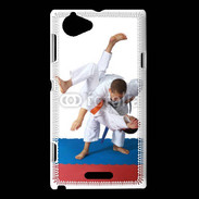 Coque Sony Xperia L Prise de judo 50