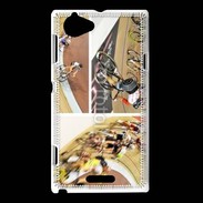 Coque Sony Xperia L Passion du vélo sur piste 25