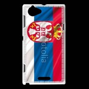 Coque Sony Xperia L Drapeau Serbie