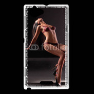 Coque Sony Xperia L Body painting Femme