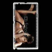 Coque Sony Xperia L Brune sexy