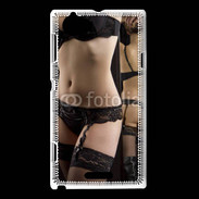 Coque Sony Xperia L Charme miroir