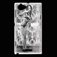 Coque Sony Xperia L Charme rétro
