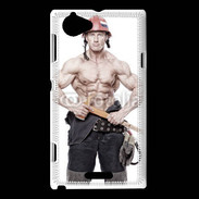 Coque Sony Xperia L Pompier sexy