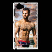 Coque Sony Xperia L Brun ténébreux 1