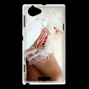 Coque Sony Xperia L Mariée lingerie sexy et glamour
