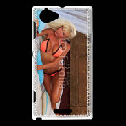 Coque Sony Xperia L Femme sexy lounge