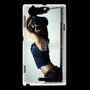 Coque Sony Xperia L Pole dance menotte