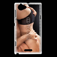 Coque Sony Xperia L Couple sexy 5
