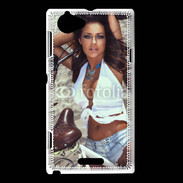 Coque Sony Xperia L Charme à vélo