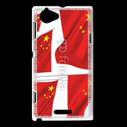 Coque Sony Xperia L drapeau Chinois