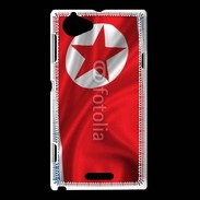 Coque Sony Xperia L Drapeau Corée du Nord
